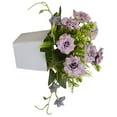 thumbnail image 3 of Artificial Potted Flower Lifelike Fake Cloth Flower Plastic Flowerpot Simulation Floral Decor  Red, 3 of 7
