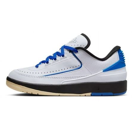 Women's Jordan 2 Retro Low White/Varsity Royal-Black (DX4401 104) - 12