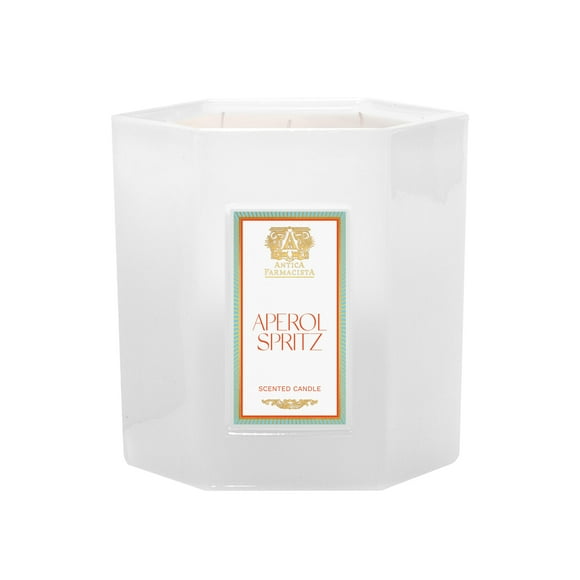 Vela perfumada Antica Farmacista Aperol Spritz de gran tamaño con 3 mechas