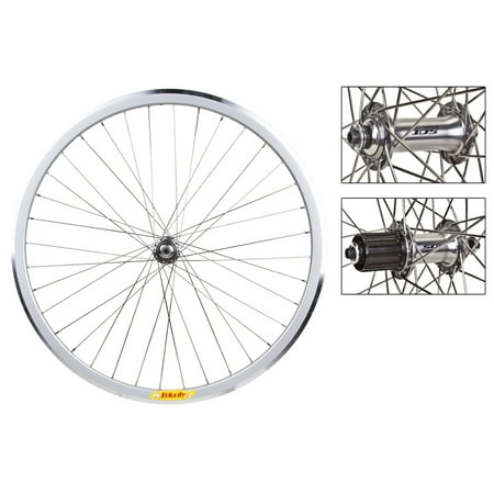 Velocity Deep V Road Wheelset 700c Silver 36h Shimano 105 Hubs Sram 8-10 Speed