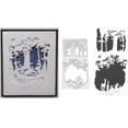 thumbnail image 1 of Matrices de corte de metal Annchaos, reno navideño, 14 x 6 cm, 1 of 6