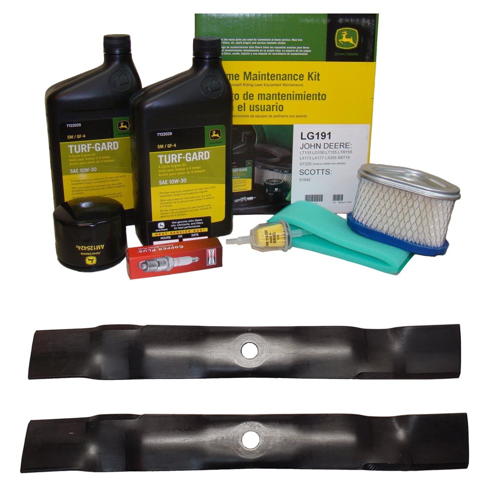John Deere Original Equipment Model LX255 Maintenance Kit + Mulching