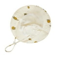 thumbnail image 5 of nvzhuang Baby Summer Bucket Hat, Sun Protection Infant Wide Brim Fisherman Hat with Chin Strap, 5 of 9
