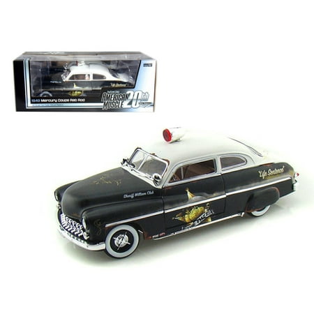 1949 Mercury Coupe Rat Rod Police 20th Anniversary of American Muscle Edition Limited Edition 1 of 700 Produced Worldwide 1/18 Diecast Model Car by