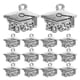 thumbnail image 1 of 50 piezas de bisutería de graduación, mini colgantes de birrete, suministros para pulseras, collares y llaveros., 1 of 7