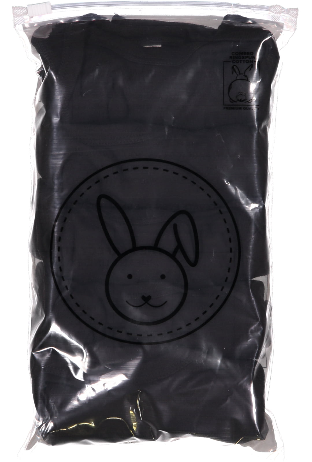 Rabbit Skins Baby Bodysuits, Girls & Boys, Newborn to 24 Months, 5-Pack Set, Snap Closure, Multi-color, Cotton , Best Basics: Black, 6 Months