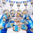 thumbnail image 3 of Minions Theme Child Birthday Party Decoration Set Disposable tableware plate cup napkin, 3 of 8