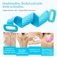 thumbnail image 4 of Back Scrubber for Shower Body Scrubber Back Brush with Loofa Shower Sponge Body Exfoliator, 4 of 4