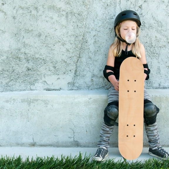 Beaupretty Outdoor Sports Skateboard Wood and PVC for Street and Park Skating
