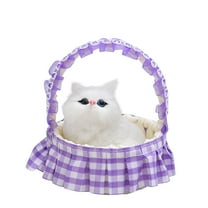 Toy Funny Toys Cat In The Lace Hanging Doll Mini Cat With Sounds Sleeping Cute Kitty For Kids Boys Girls