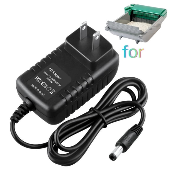 Amxwccy 12V AC/DC Adapter Compatible With Pet Zone Smart Scoop Automatic Cat Litter Box LitterBox