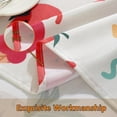 thumbnail image 4 of Summer Tablecloth Rectangle 60 X 120 Inch, Lemon Ice Cream Watermelon Pineapple Strawberry Print Table Cloth, Waterproof Polyester Table Cover for Dining, Party, Patio, Outdoor, 4 of 6