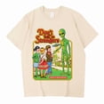 thumbnail image 6 of Don’T Talk To Strangers Print T-Shirt Street Breathable Alien Tshirt Fashion Loose Tees High Quality Cotton Clothes Men Women, 6 of 9