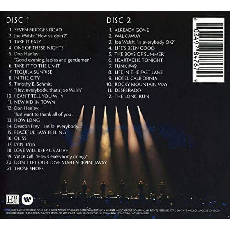 The Eagles - Live From The Forum MMXVIII - Music