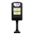 thumbnail image 2 of Luces solares LED para exteriores impermeables IP65, luz de pared LED, luz de seguridad de movimiento solar para jardín, garaje, porche, césped, 48COB Estilo 1 Macarena Lámpara de pared para patio al aire libre, 2 of 8