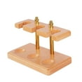 thumbnail image 5 of Universal smoking pipe accessories, handmade smoking pipe stand display for 3 tobacco pipes, rectangular wooden pipe tobacco stand smoking tobacco pipe accessories for table decoration, 5 of 6