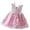 Pink, variant on Kids Toddler Girls Dress 3D Butterfly Embroidered Spaghetti Strap Tulle Dresses for Fairy Princess Party Cute Princess Dress