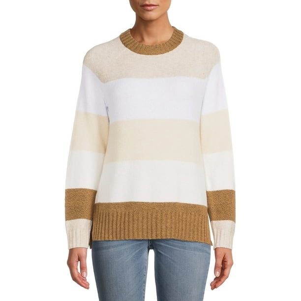 Time and Tru Women's Super-Soft Pullover Sweater - Walmart.com