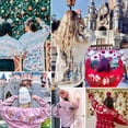 thumbnail image 4 of Disney-Sudadera con capucha de Mickey Mouse para mujer, suéter informal de manga larga con cuello redondo y letras sueltas, con diseño del castillo del mundo de Disney, 2022, 4 of 4