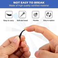 thumbnail image 3 of 100 Pieces Plastic Dart Tips For Electronic Darts, Plastic Electronic Dartboard Darts, Needle Replacement Points Set, 2ba Thread, 3 of 5