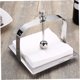 thumbnail image 4 of BESTYASH Servilletas De Acero Inoxidable 201 Color Plata Con Barra Central Para Cocina Y Comedor, 4 of 8