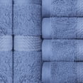 thumbnail image 5 of Premium Egyptian Cotton Highly Absorbent Assorted 6-Piece Plush Towel Set - 13" x 13", 5 of 6