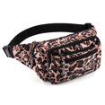 thumbnail image 1 of Riñonera Oxpecker Estampado de Leopardo Impermeable con Correa Ajustable para Hombres y Mujeres, 1 of 3