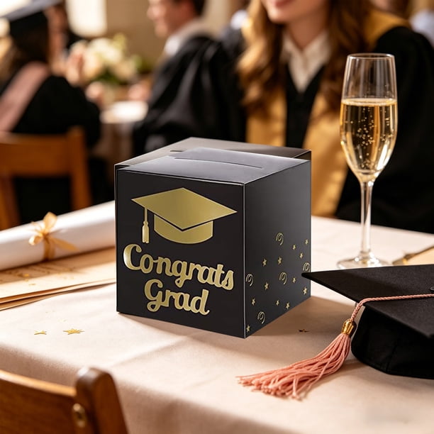 grad card holder box Amazon.com: 2026 Graduation Card Box with Tassel