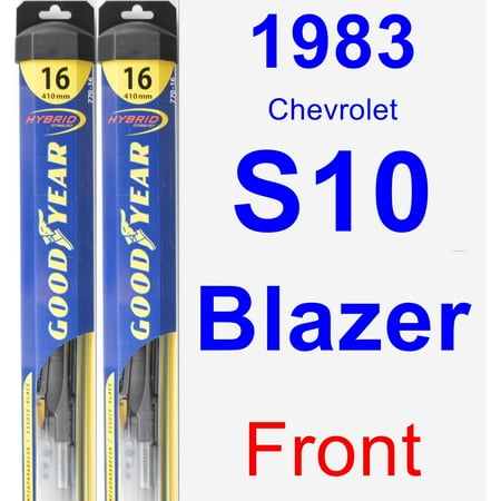 - 1983 Chevrolet S10 Blazer Wiper Blade Set/Kit (Front) (2 Blades) - Hybrid