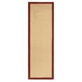 thumbnail image 2 of Superior Eilonwy Jute Hand-Woven Indoor Area Rug, 2' 5" x 12', Burgundy, 2 of 2