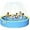 Yellow, variant on 63in Sturdy Dog Pool with Sprinkler, 2-in-1 Non-Slip Kiddie/Kids Pool Hard Plastic, Foldable Dog Sprinkler Pools for Large Dogs, Portable Pet Swimming Pool for Summer Outdoor Backyard