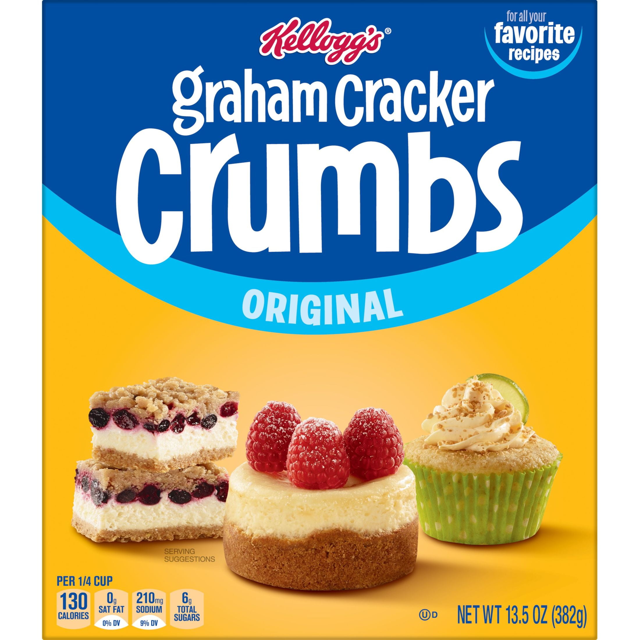 Kellogg's Graham Cracker Original Crumbs, 13.5 oz
