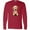 Red, variant on Inktastic Kiniart Mini Goldendoodle Long Sleeve T-Shirt