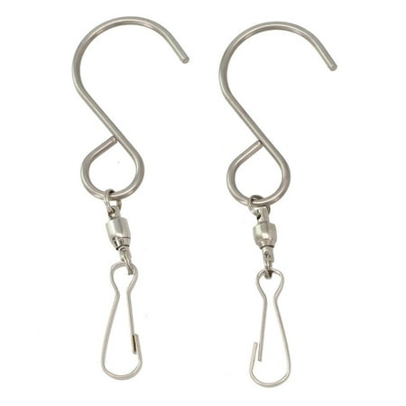 

Swivel Hooks Clips Hanger for Hanging Wind Chimes Crystal Twisters Spinning Deco
