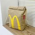 thumbnail image 1 of Realistic Mcdonalds Backpack/Messenger Side Bag - Large Capacity Fast Food Gift Pocket Shoulder Bag, 1 of 5