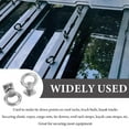 thumbnail image 4 of 4PCS T Track Mount Tie Down Anchor for Roof Rack, M8 Stainless Steel T Slot Bolt Tie Down Rings, Heavy Duty T Bolt Eye Nut Tie Down Rings for Holding Bungee Cord, Ropes, Hooks, 4 of 7