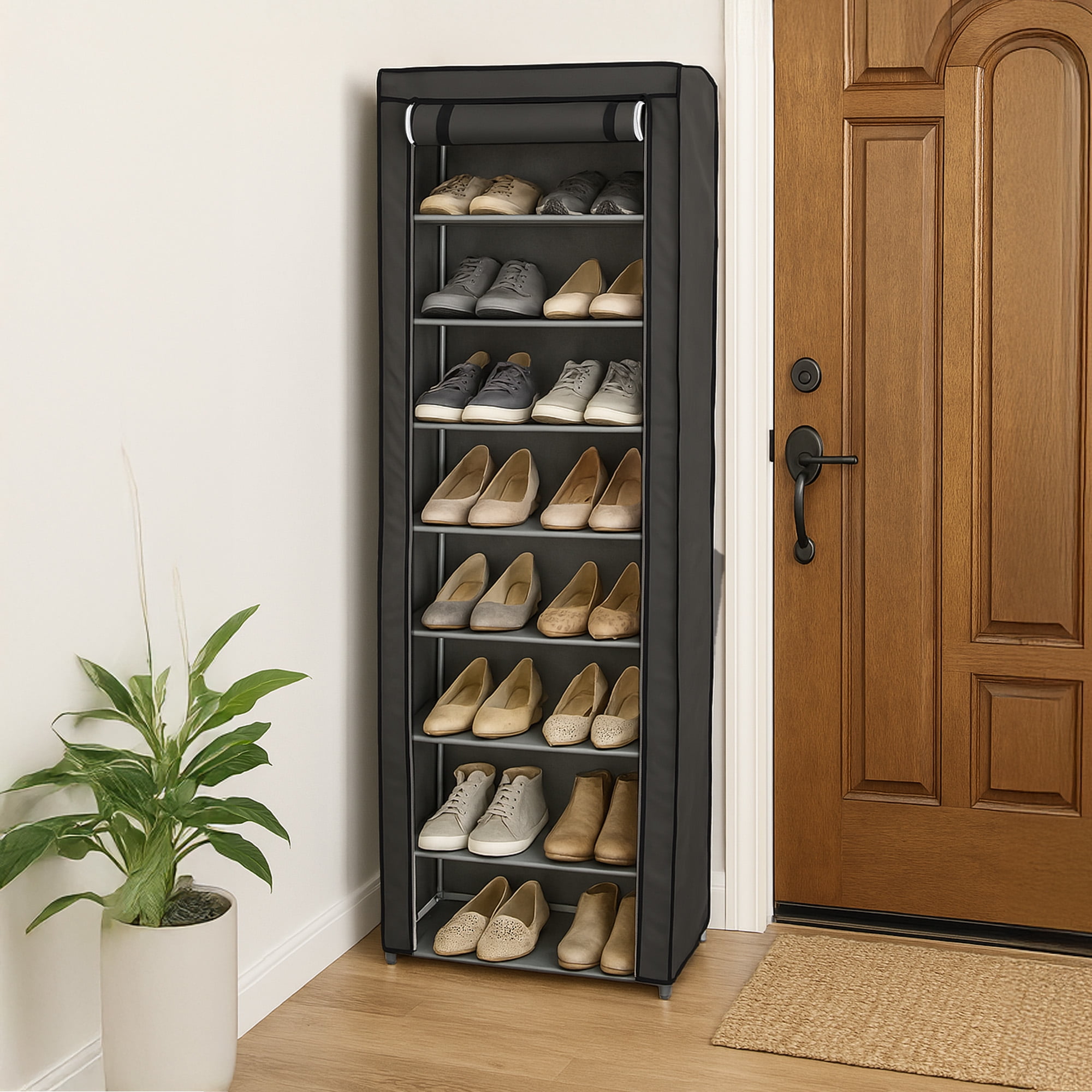 Neat Living Portable Shoe Rack w/ Cover