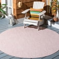thumbnail image 2 of Safavieh Courtyard Teodor Geometric Indoor/Outdoor Area Rug, Pink, 6'7" x 6'7" Round, 2 of 9