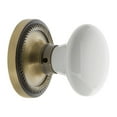 thumbnail image 4 of Nostalgic Warehouse Ropwhi_Prv_234_Nk White Porcelain Solid Brass Privacy Door Knob Set -, 4 of 4
