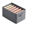 thumbnail image 3 of Divisor de ropa interior Organizador Armario Cajón Caja de almacenamiento de ropa (7 compartimentos) Likrtyny Libre de BPA, 3 of 8