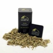 Serenity OLYMPUS Mountain Tea. Organic Greek Mountain Tea Herb Mix of: Sideritis Scardica - Chamomile- Lemon Verbena. Metal Tin Box 50 g / 1.76 oz. Product of Greece