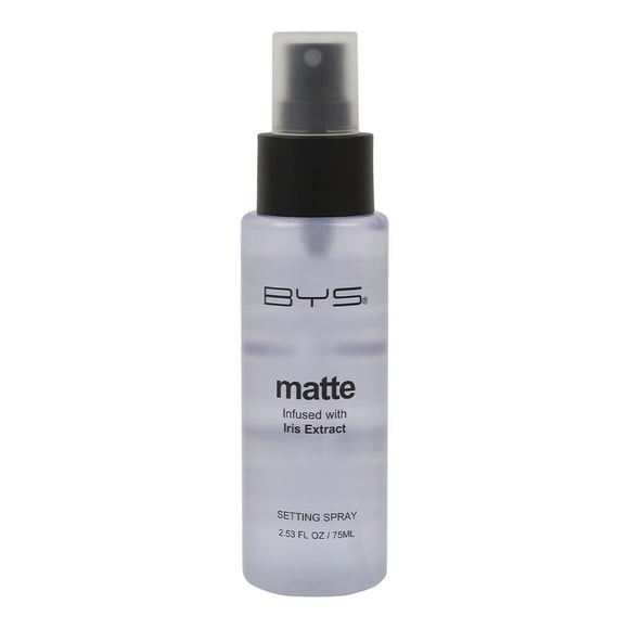 Fijador de maquillaje BYS mate enriquecido con extractos de iris 75 ml