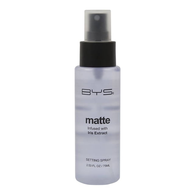 Fijador de maquillaje BYS mate enriquecido con extractos de iris 75 ml
