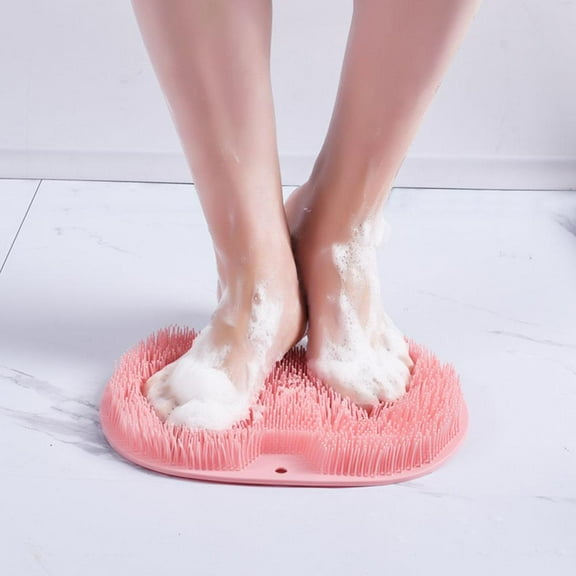 Shower Foot Scrubber Mat,Foot Massager Mat with Non-Slip Suction Cups - Cleans, Exfoliationl,Foot Circulation & Relieve Tired Feet