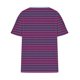 thumbnail image 2 of Blusas para las Mujeres Casual Oversized Rayas Impreso Botón Cuello en V Top, Tops Cortos para las Mujeres, 2 of 4