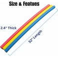 thumbnail image 3 of Pool Noodle, 2 Pack of 59 Inch Hollow Foam Pool Swim Noodle, Bright-Colored Foam Noodles for Swimming, Floating and Craft Projects, 3 of 6