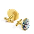 thumbnail image 3 of Koala Elegant Men's Stainless Steel Cufflinks Set for Formal Attire - Ideal for Weddings and Business Meetings, 3 of 6