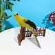 thumbnail image 2 of Pájaros artificiales de guacamayo, simulación de loro, regalo de inauguración de la casa, pájaro de espuma con garra Gelb 20CM, 2 of 6