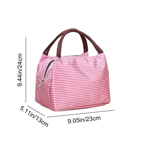 Bolsa de Almuerzo Mujeres Bolsas de Almuerzo de Hombres Y Mujeres, Aislamiento de Lámina de Aluminio de Gran Capacidad, Bolsas de Almuerzo Reutilizables, Bolsas de Almuerzo a Prueba de Fugas, Bolsas D