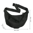 thumbnail image 3 of Fanny Packs for Women Men Casual Slouchy Nylon Crossbody Waist Bag Large Travel Belt Sling Bag, 3 of 4